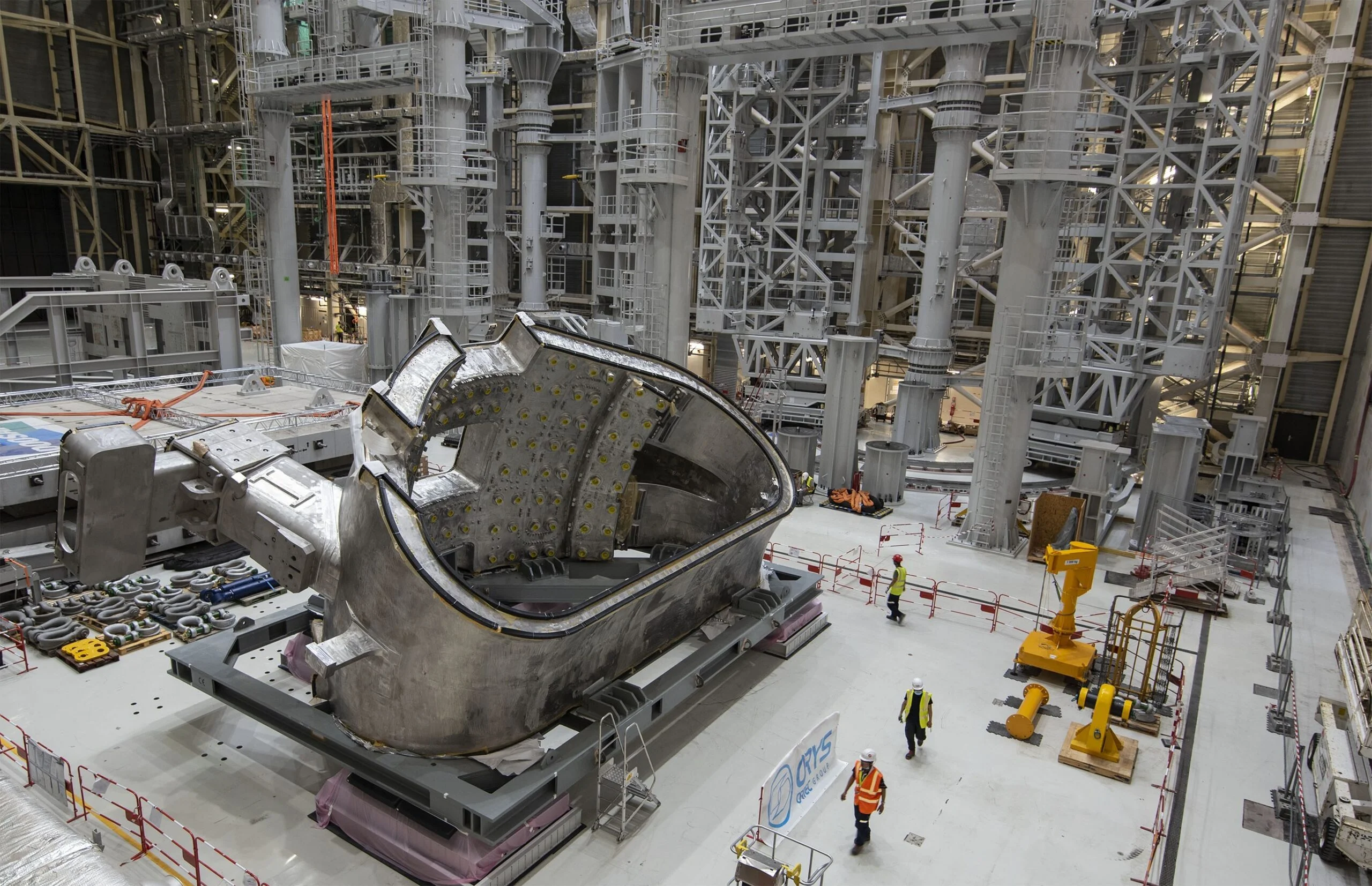 ITER fusion assembly hall in France