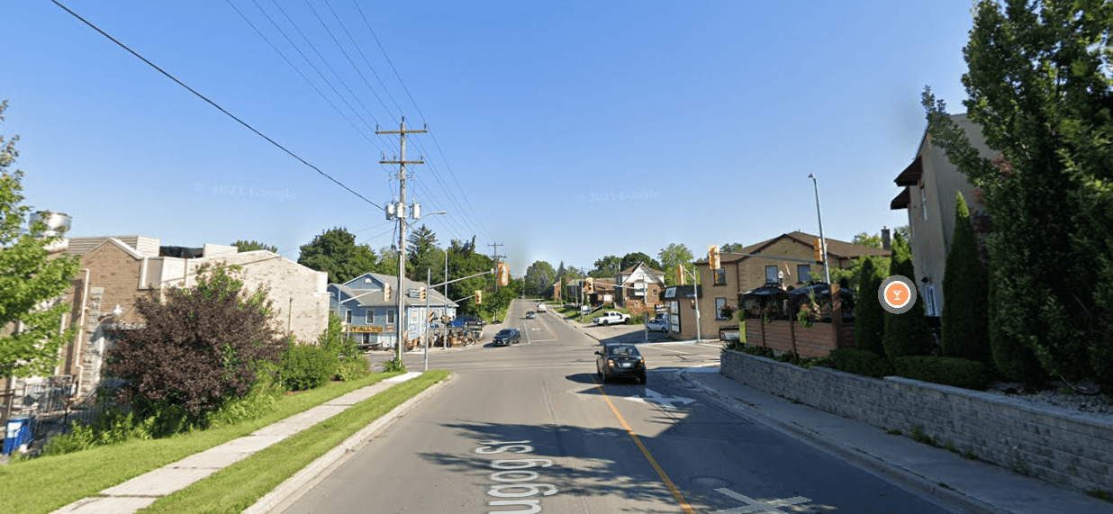 King Street West and Scugog Street in Bowmanville