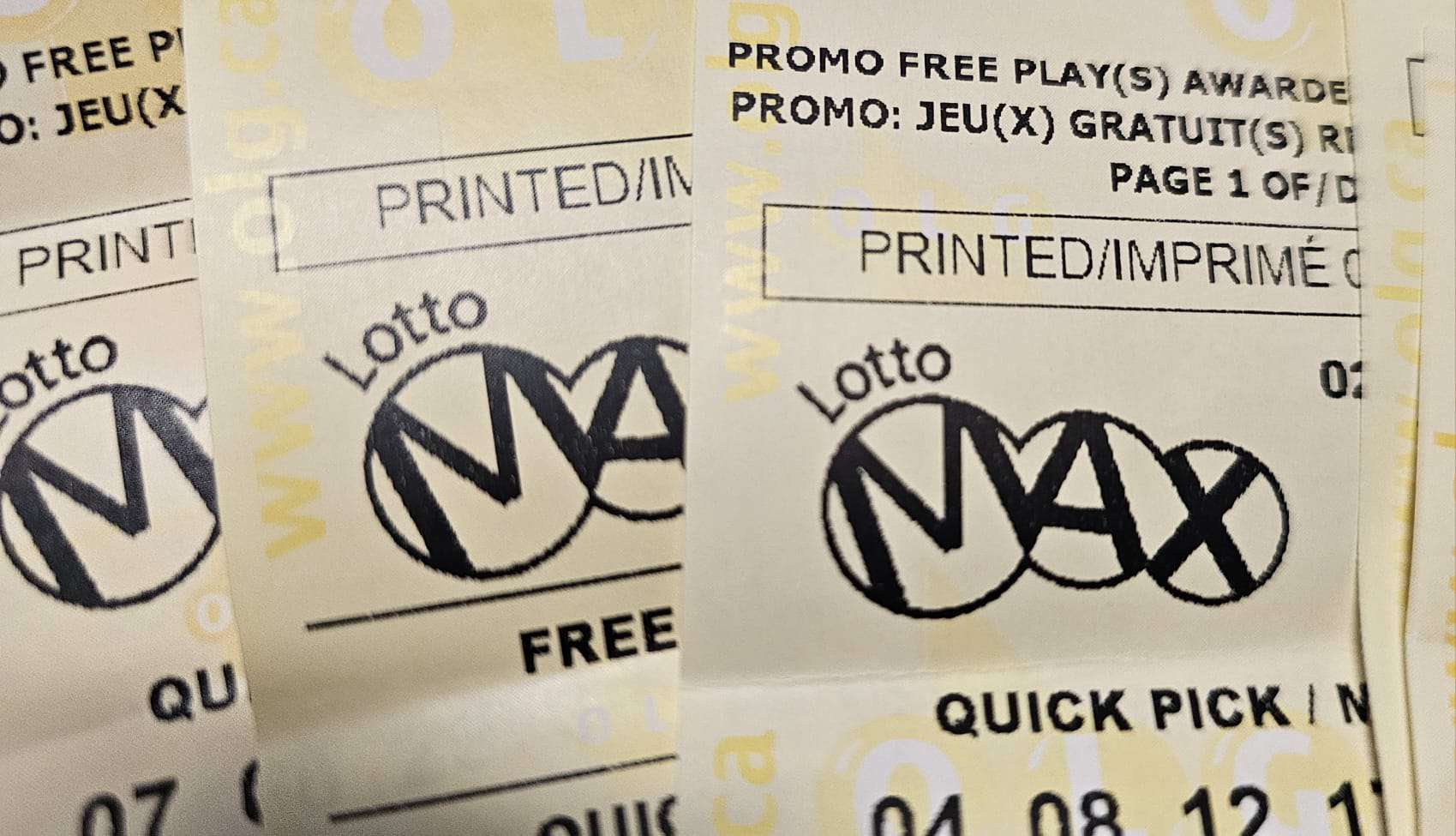 Lotto Max winning numbers Ontario