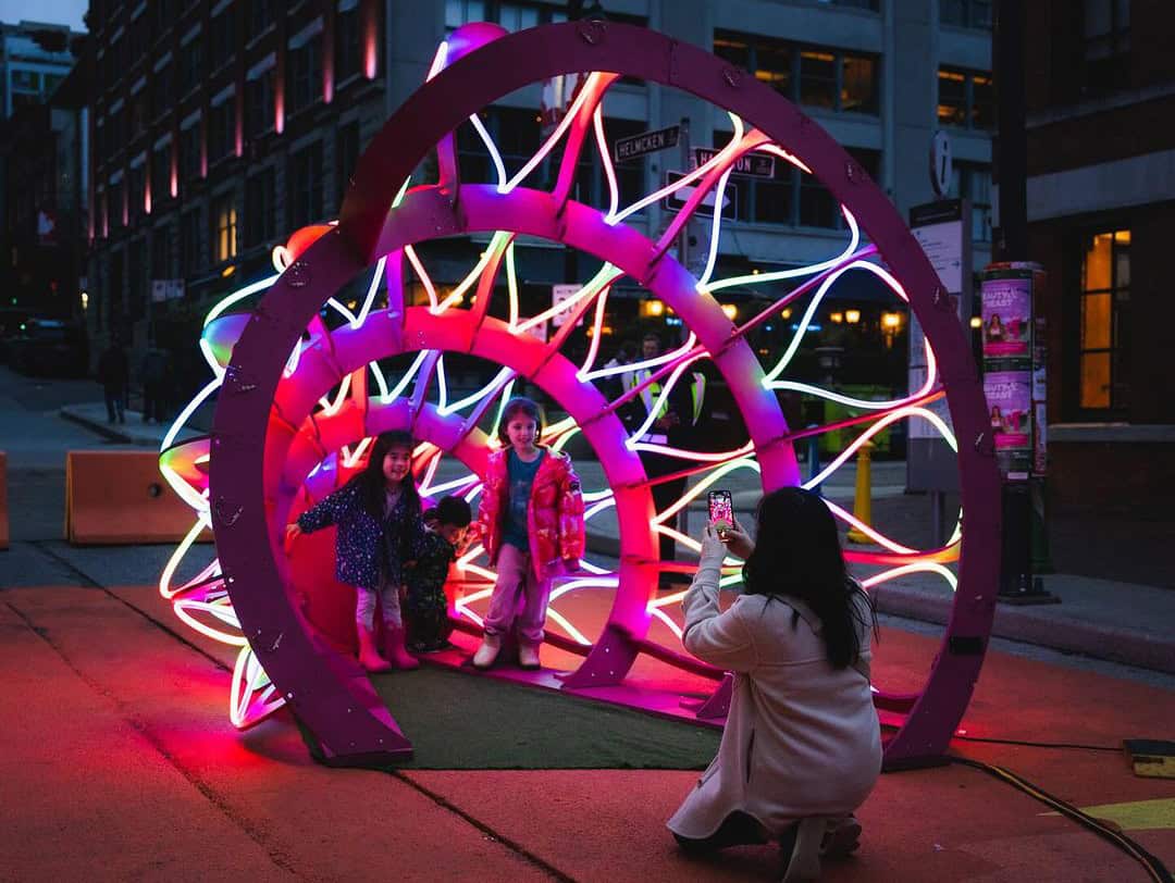 Waves In A Shell sculpture, Vancouver