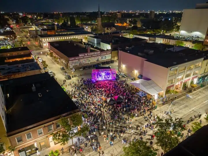 The 2023 Convergence Music and Art Festival in downtown Oshawa