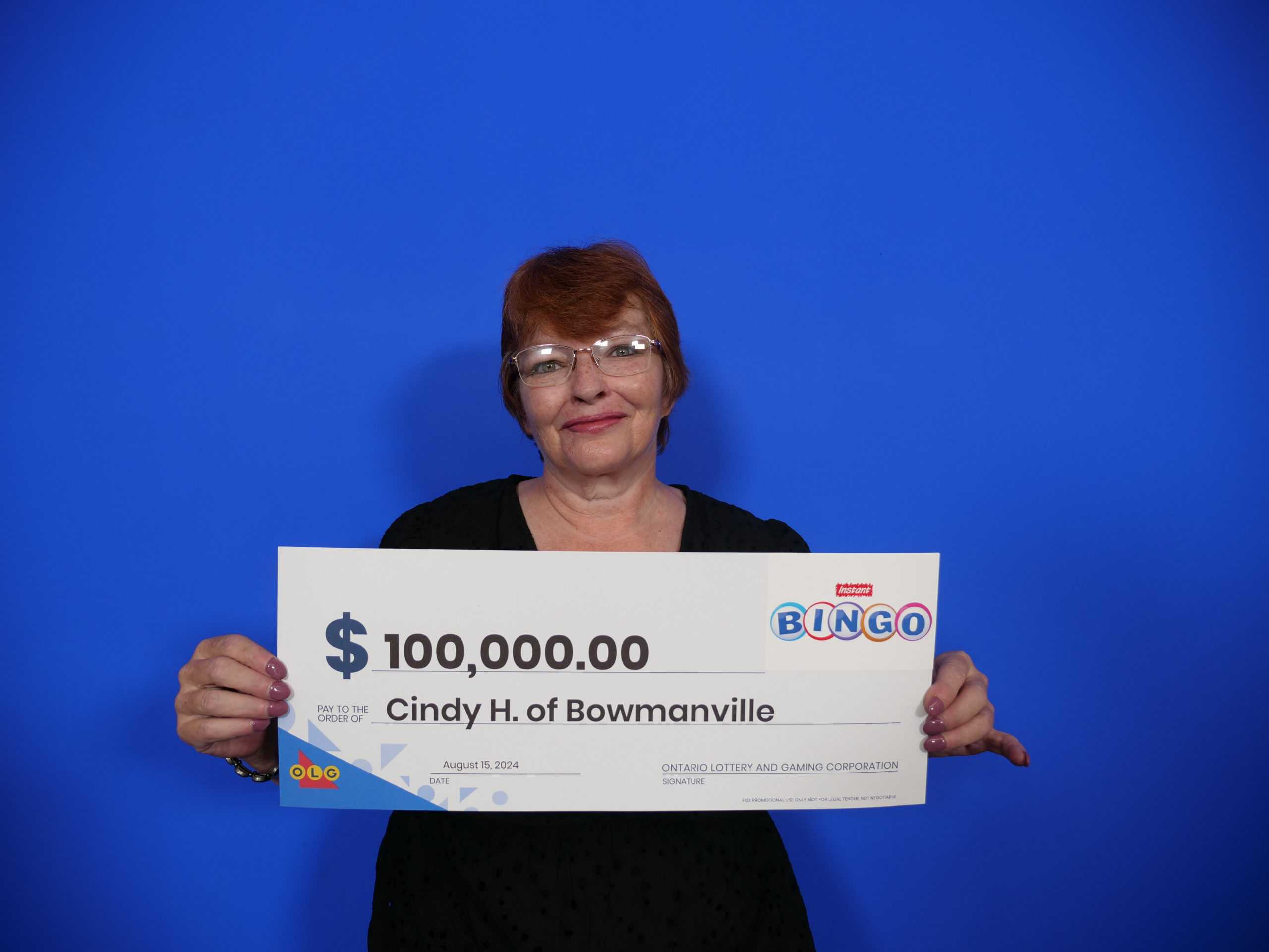 Cindy lotto win