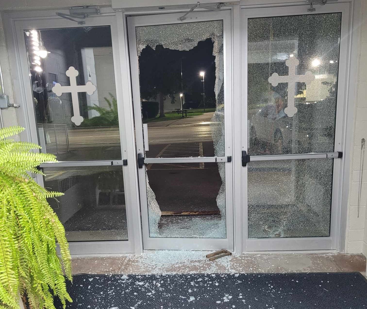 Vandalism at St. George Memorial Church, Oshawa