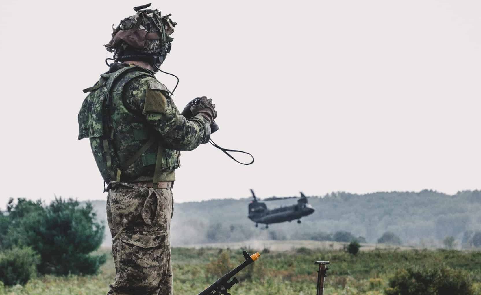 Camp Worthy simulated training at Petawawa