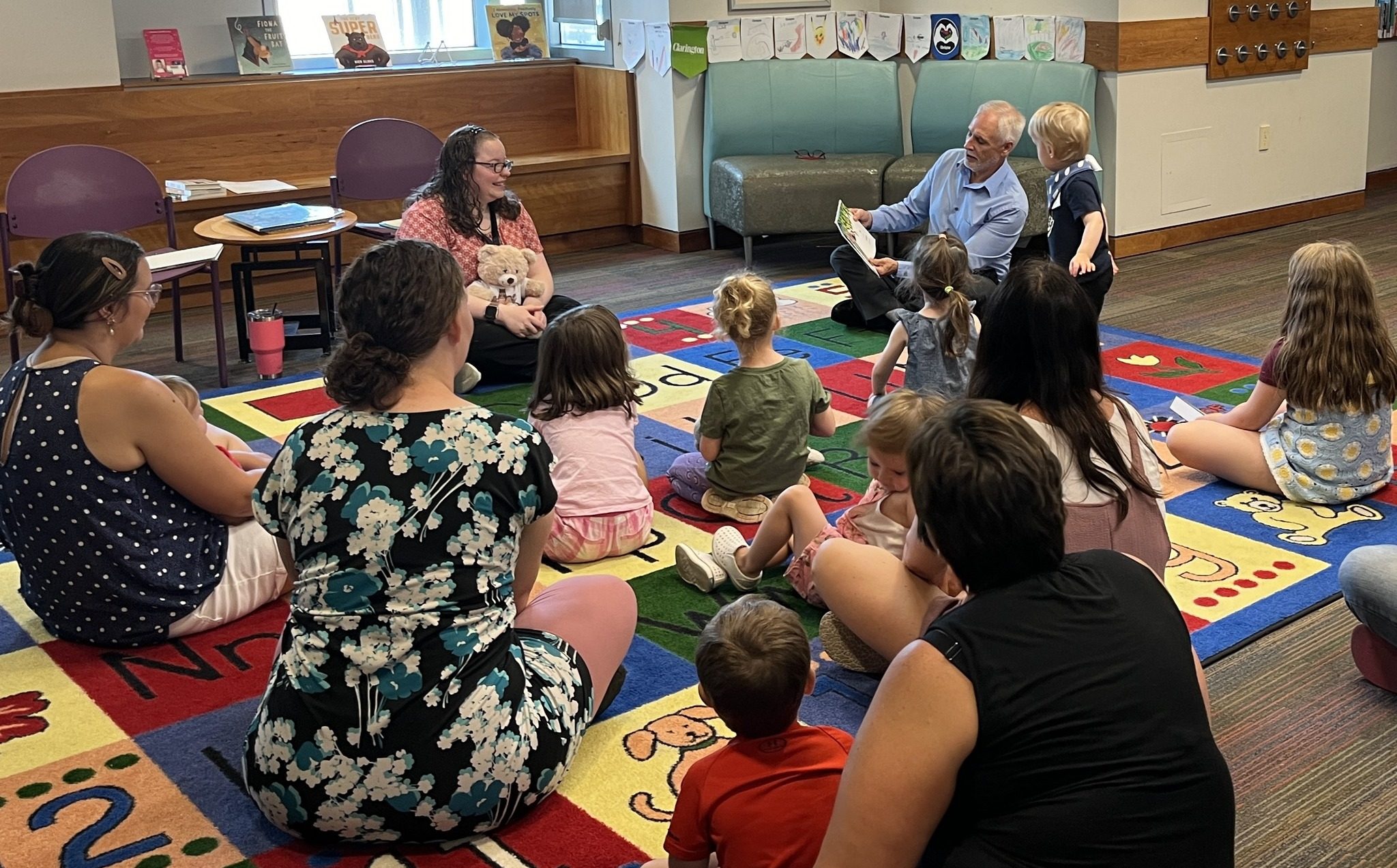 Storytime with Mayor Adrian Foster at the Clarington Public Library