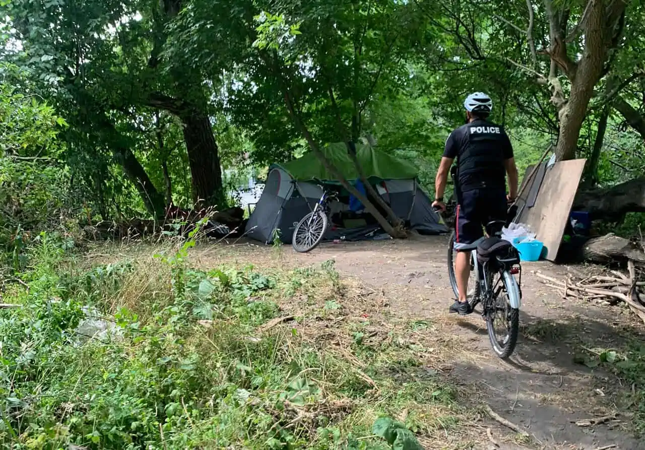 Oshawa homeless encampment