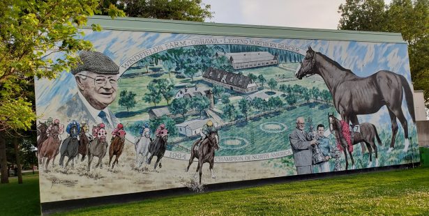 Northern Dancer mural, Oshawa