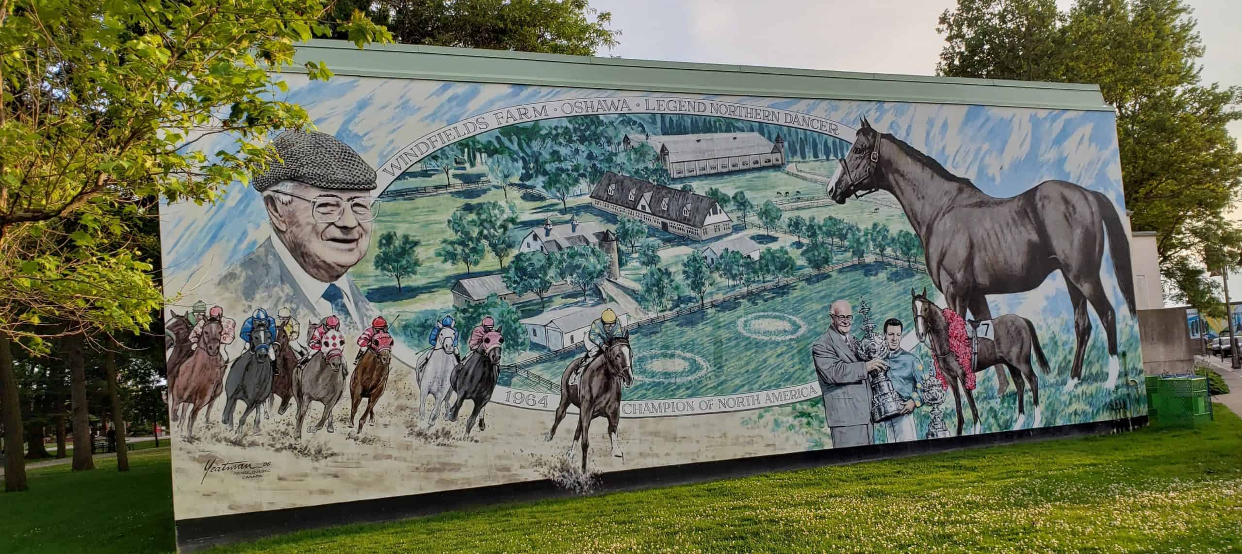 Northern Dancer mural, Oshawa