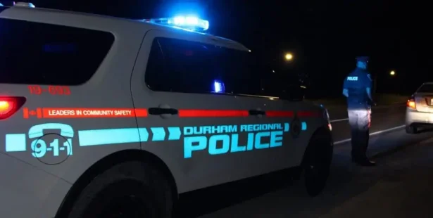 Durham Police car night