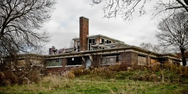 Cafeteria Building at Camp 30 in Bowmanville