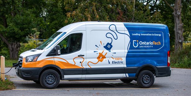 Ontario Tech University's all-electric cargo van