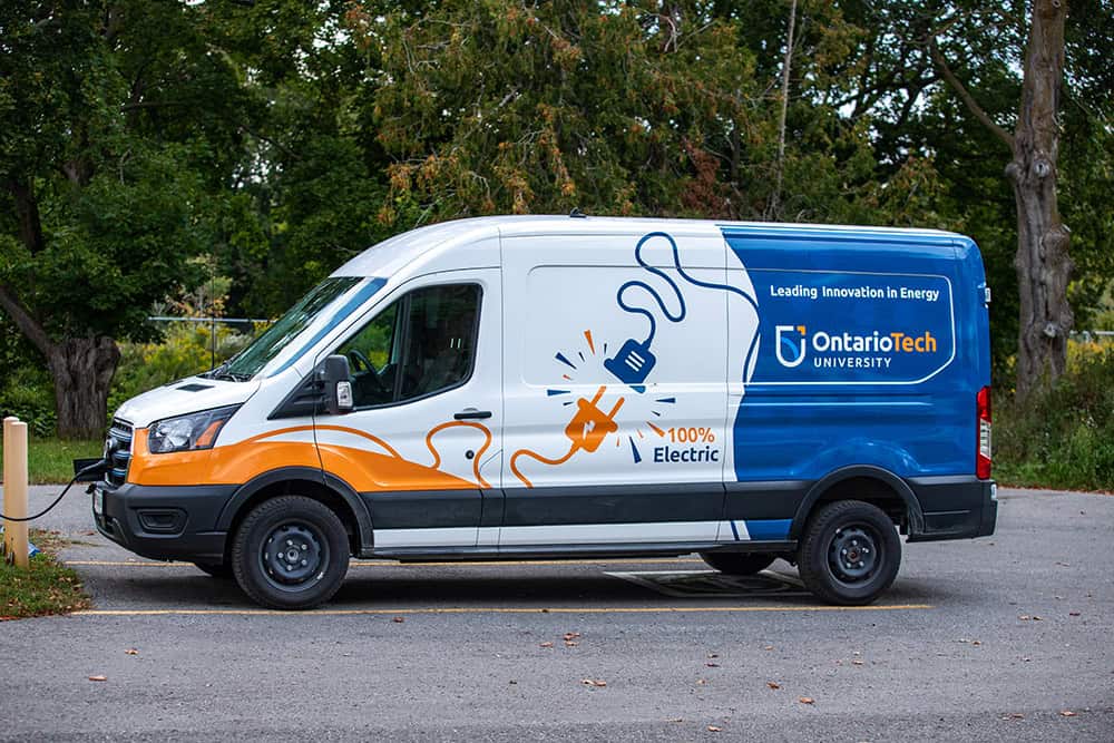 Ontario Tech University's all-electric cargo van