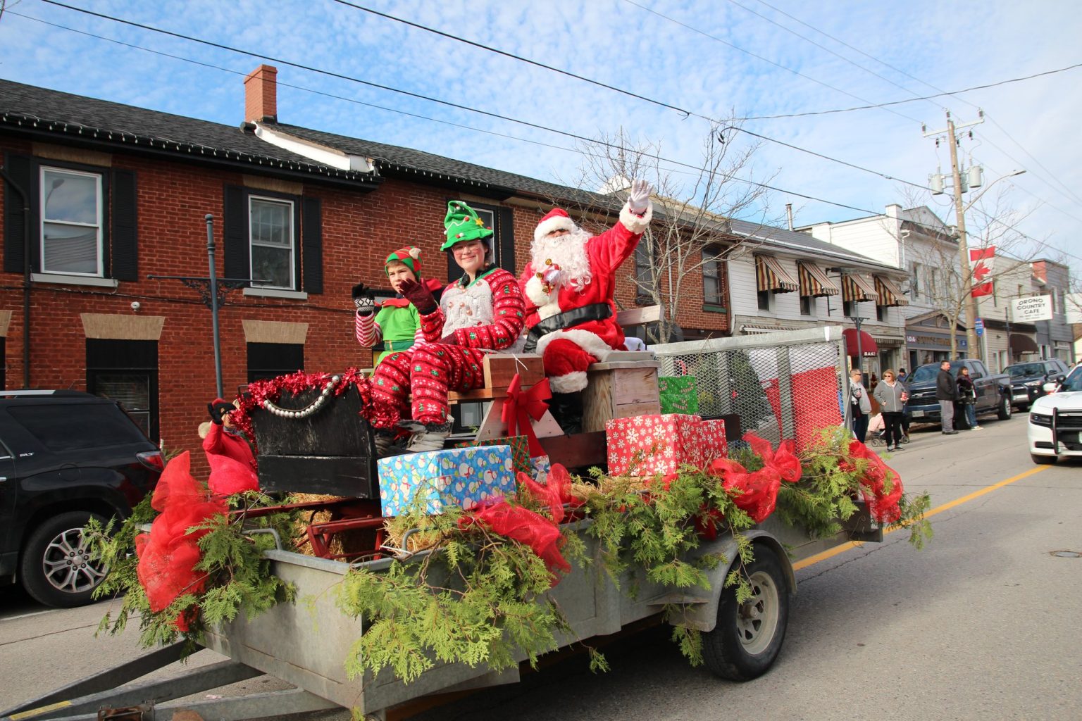 Santa Claus (and Blue Rodeo legend) in Orono Saturday INdurham