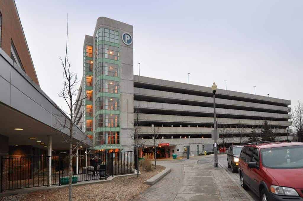 Oshawa Hospital parking garage