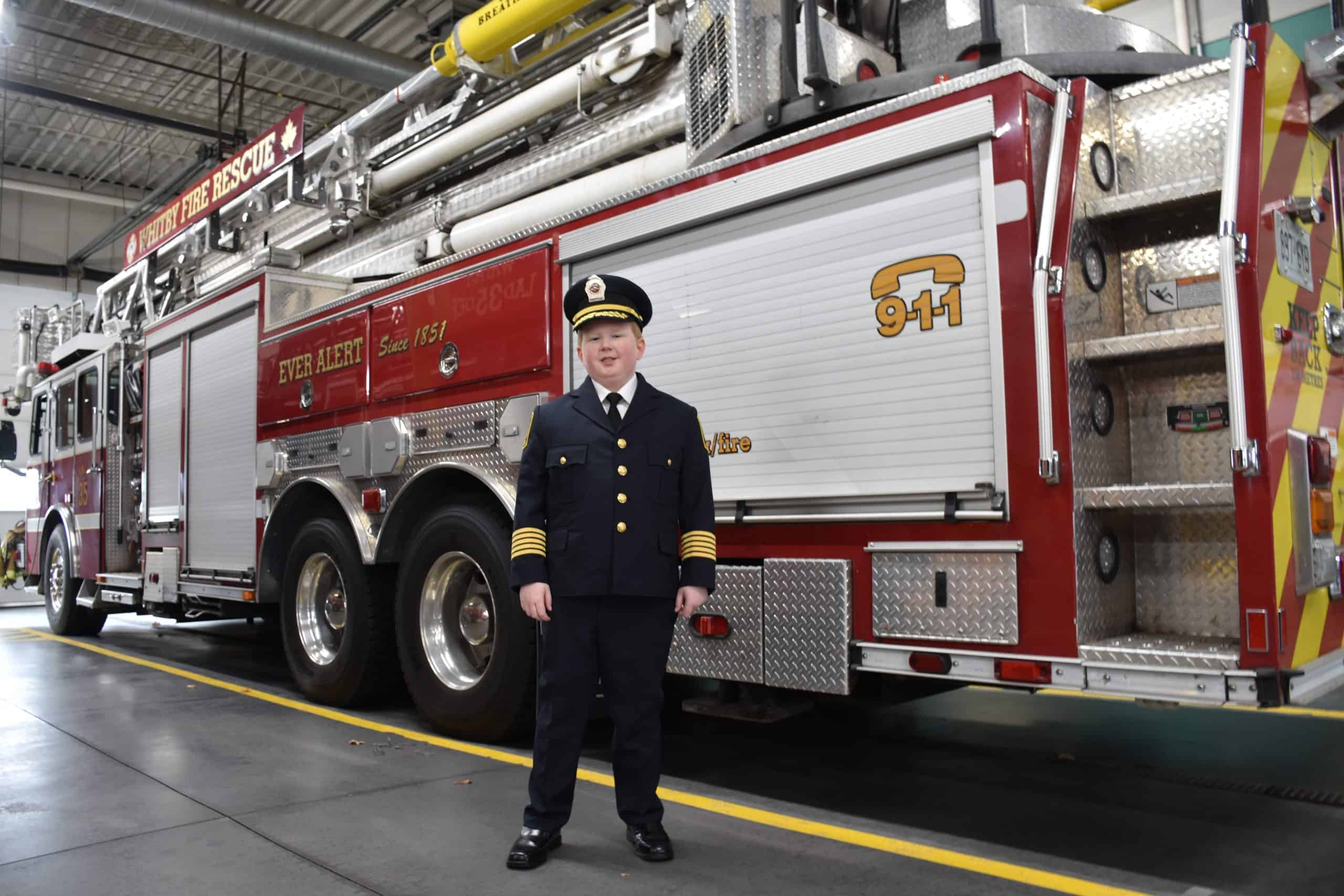 Whitby junior fire chief