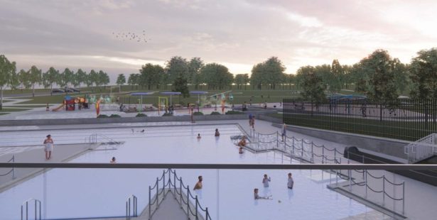 Oshawa Rotary Park and Pool renderings