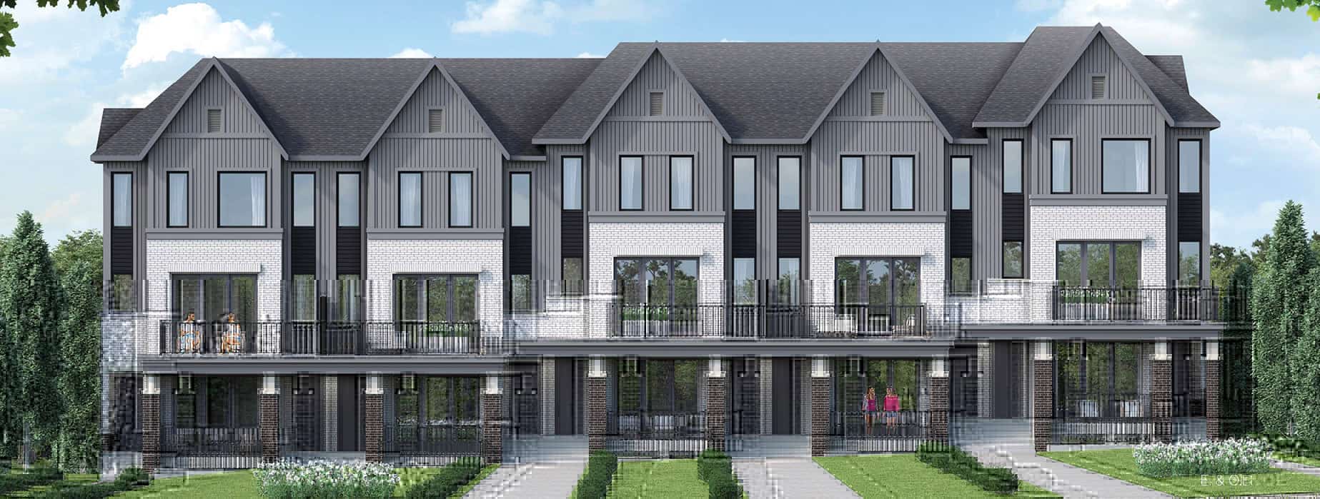 Time townhouse project in Ajax