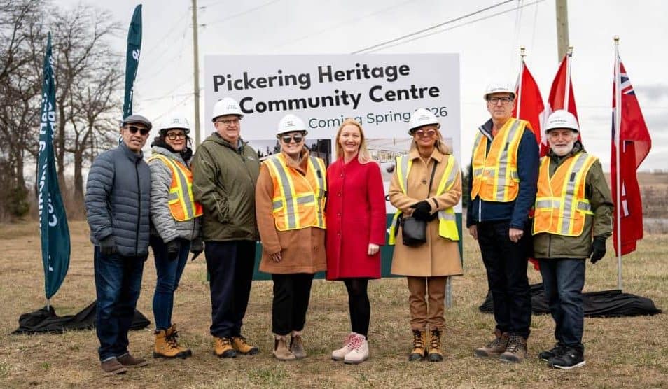 Pickering Heritage & Community Centre groundbreaking