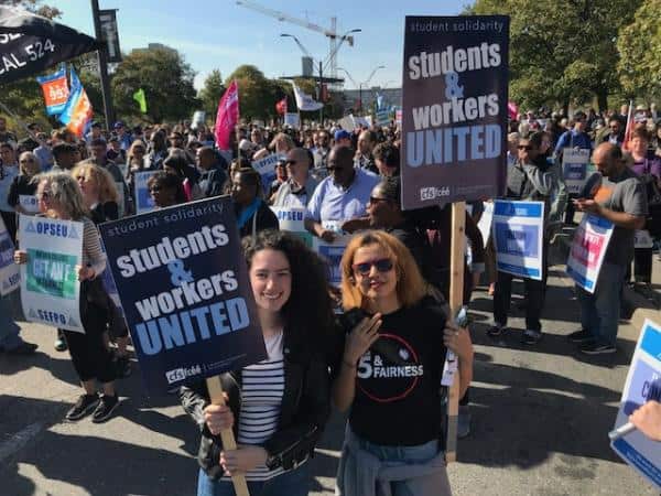 College faculty strike 2017