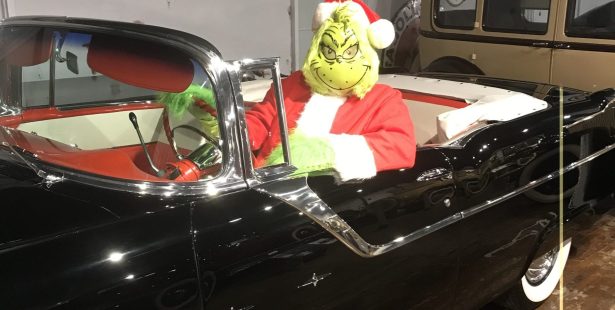 The Grinch at the Canadian Automotive Museum in Oshawa