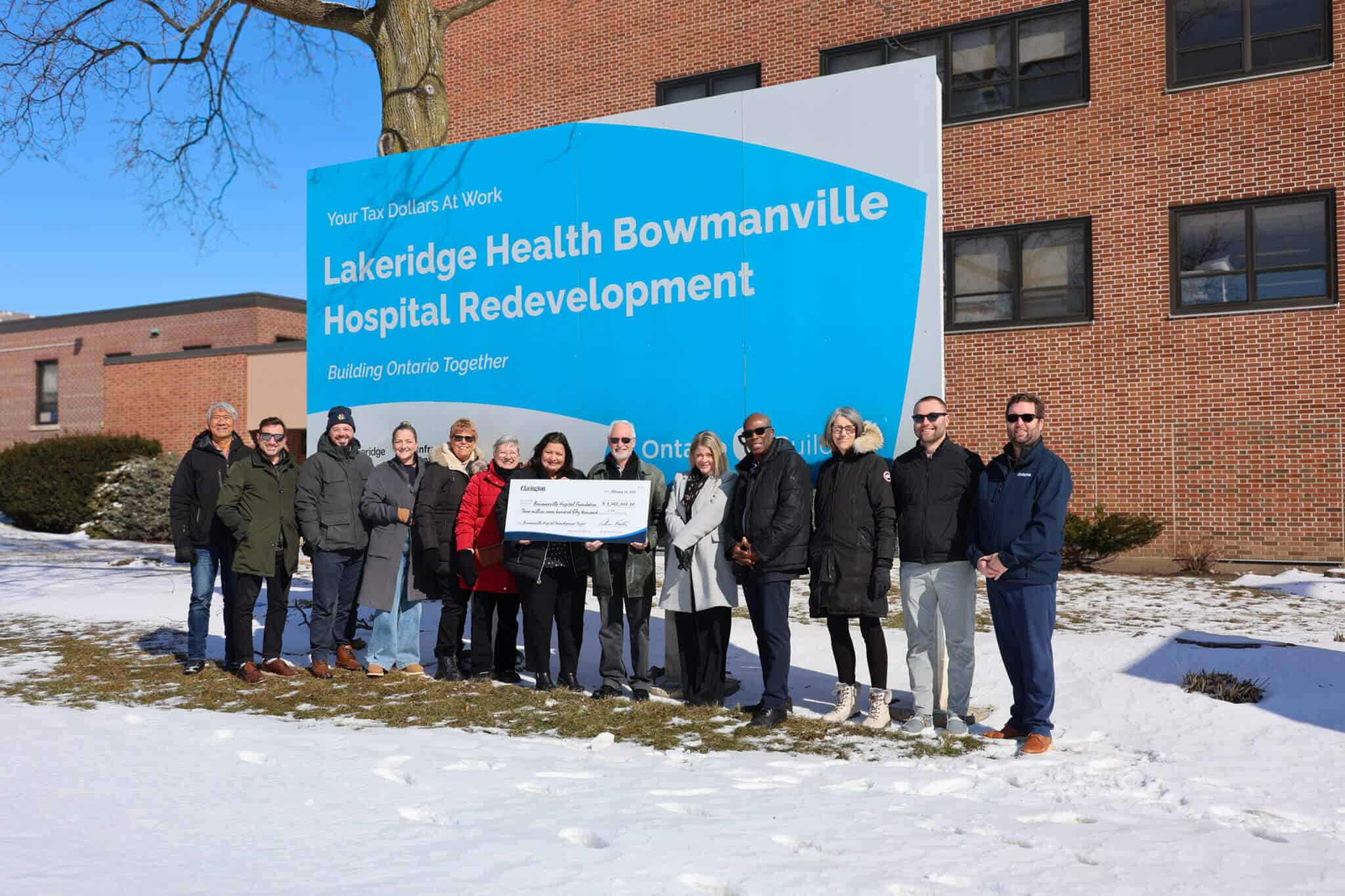 Bowmanville Hospital Foundation celebrates accelerated funding from the Municipality of Clarington