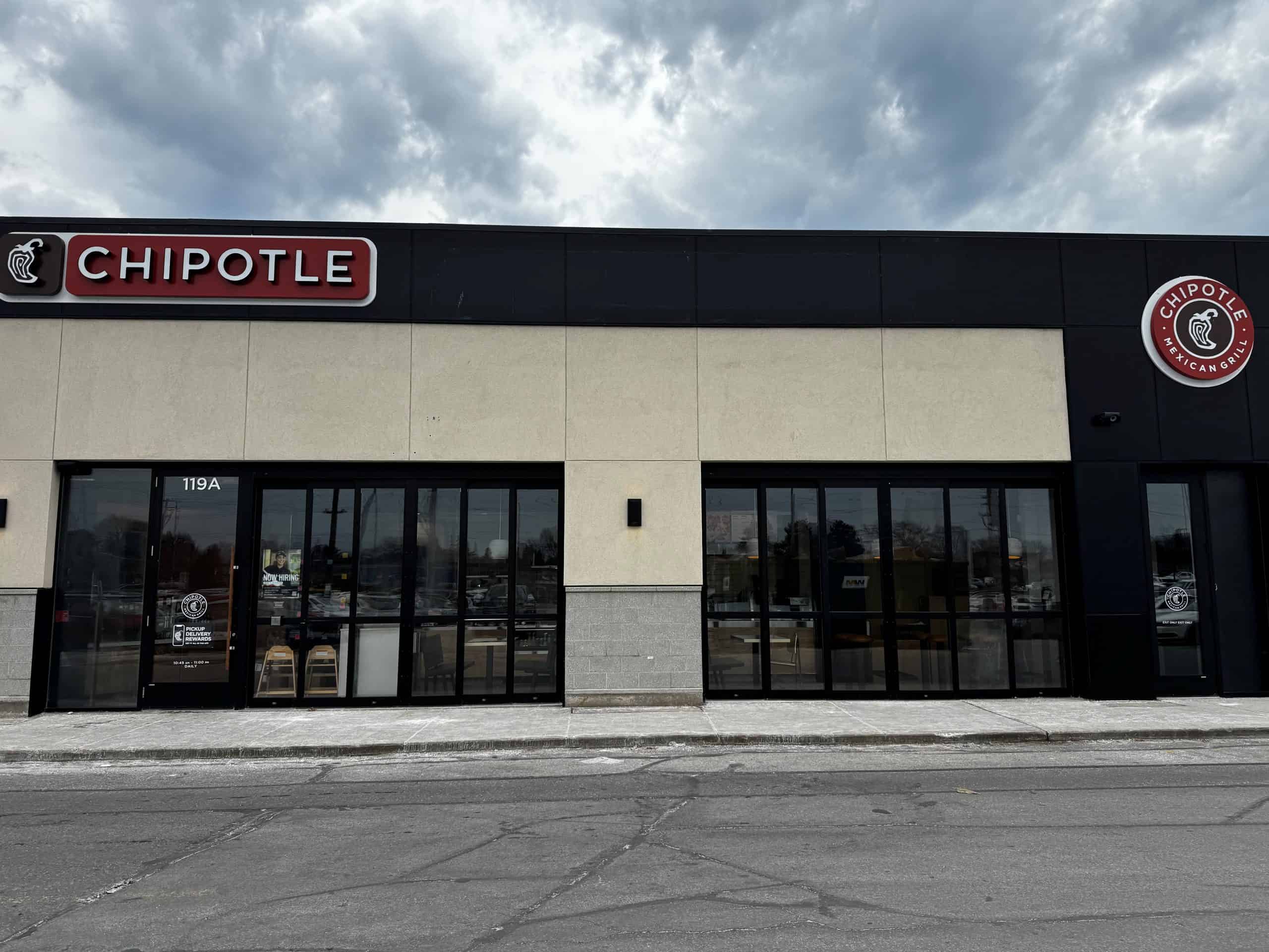 Chipotle's new restaurant in Pickering