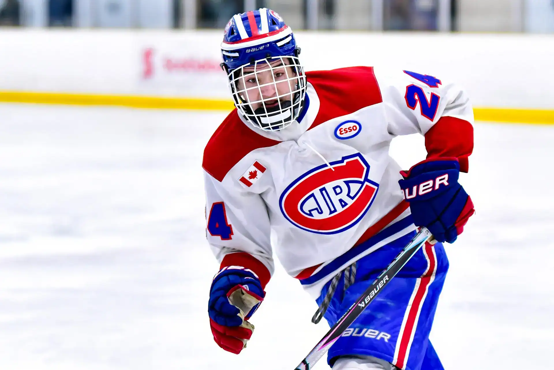 Kade O'Rourke in action this past week at the OHL Cup. Photo Steve Ellis