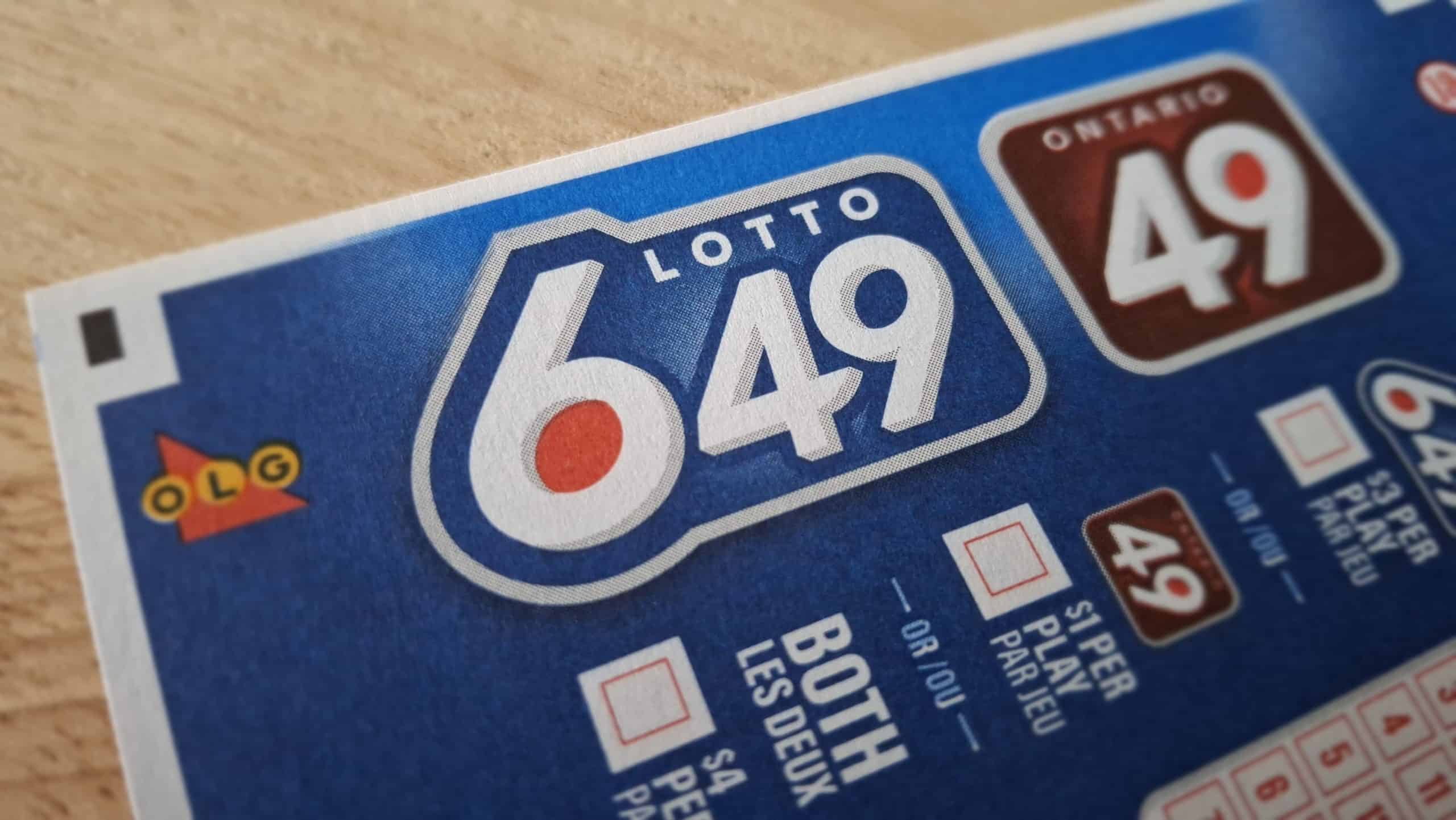 $12 million lottery jackpot won in Ontario, lotto 6/49