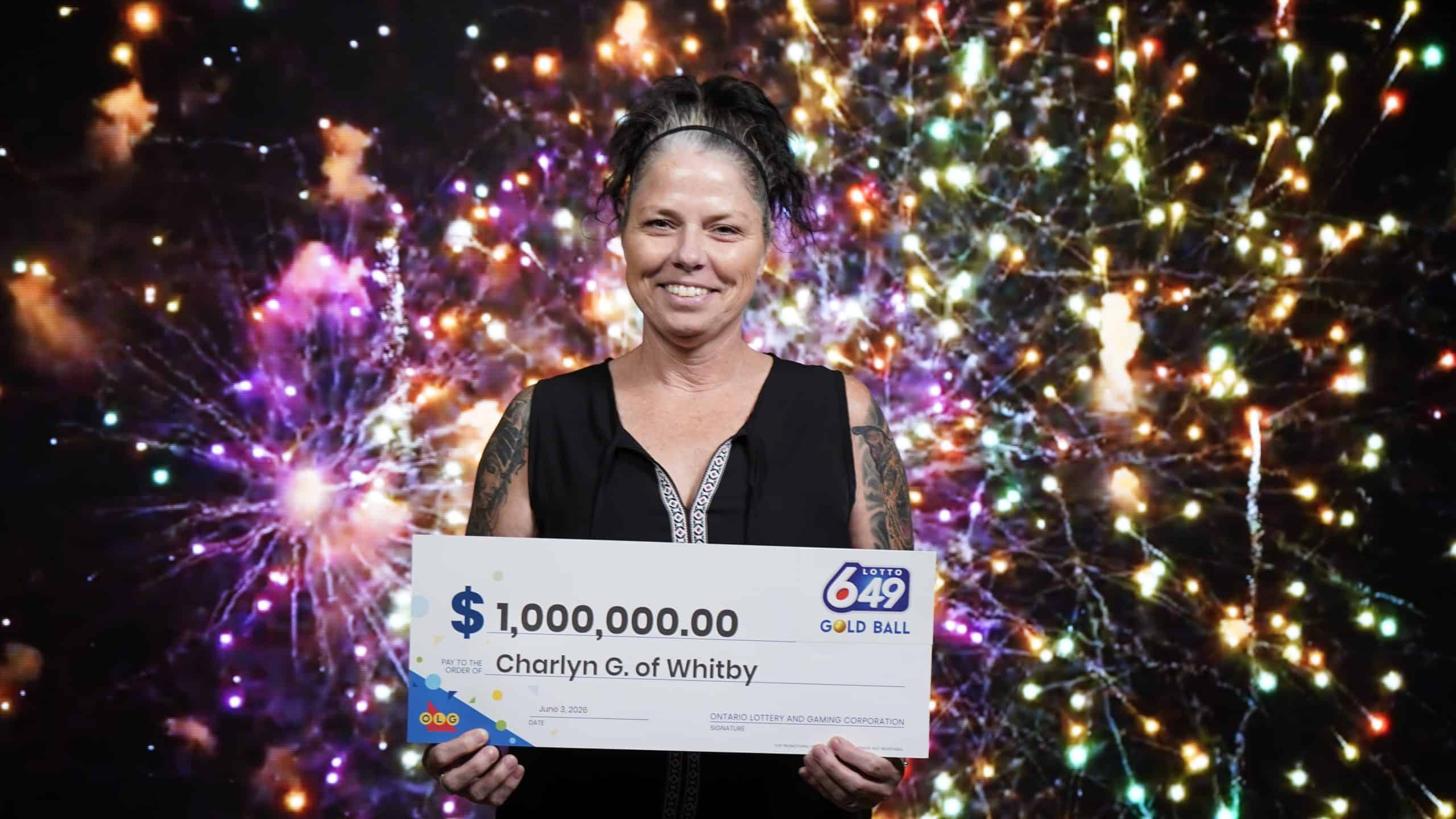 Charlyn G of Whitby won $1 million in the April 29 6/49 Gold Ball draw