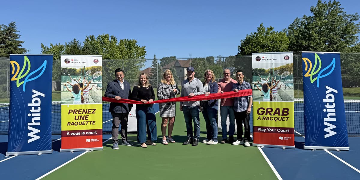 Folkstone Park tennis courts re-opening in Whitby