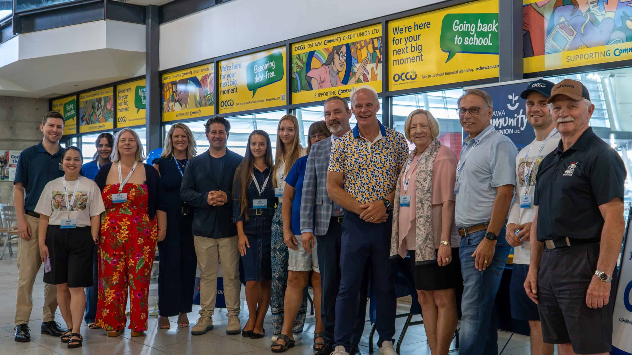 Oshawa Community Credit Union signed off on two sponsorship deals valued at $145,000 with the City of Oshawa