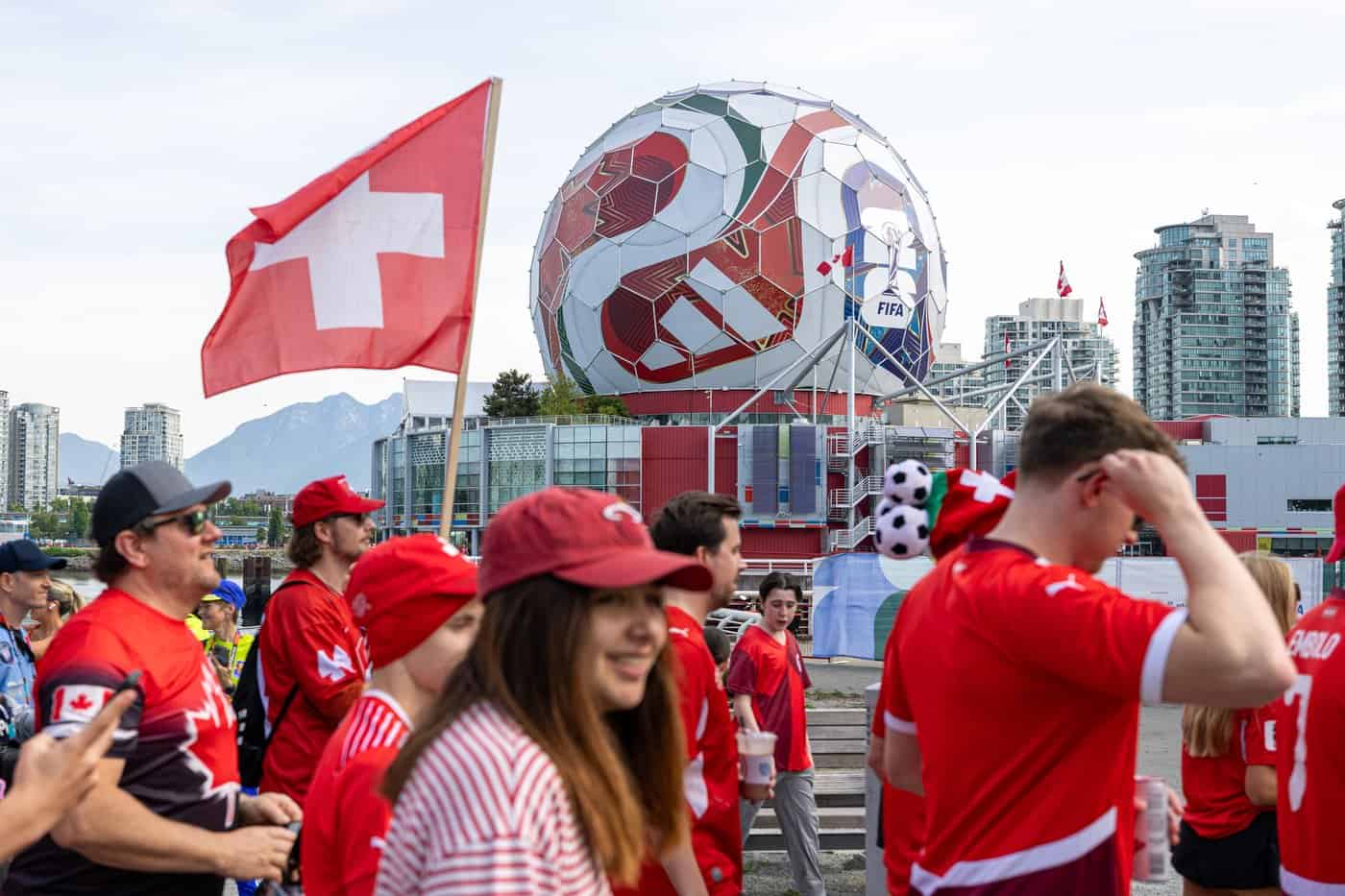 Switzerland takes on Colombia in Vancouver's last hurrah at World Cup